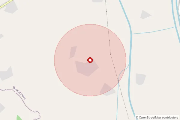 Map showing approximate area covered by Pincode 203399 — Dharakpur Bo, Bulandshahr