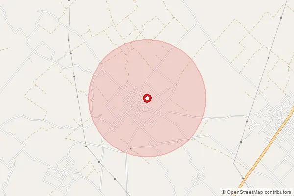 Map showing approximate area covered by Pincode 203412 — Baddha  Bazidpur Bo, Bulandshahr