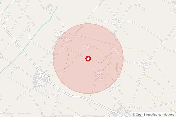 Map showing approximate area covered by Pincode 205268 — Mohabbatpur Bo, Mainpuri