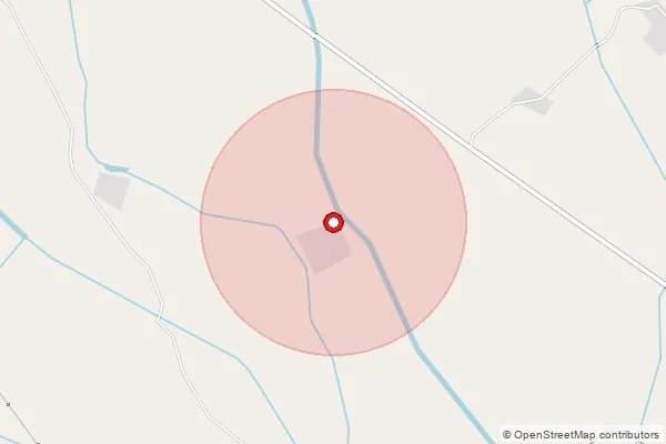 Map showing approximate area covered by Pincode 207241 — Partappur Bo, Etah