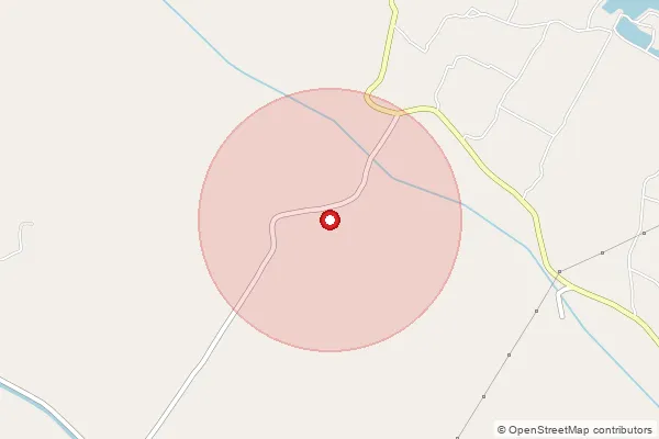 Map showing approximate area covered by Pincode 209204 — Aonaha Bo, Kanpur Dehat