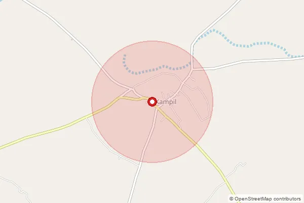 Map showing approximate area covered by Pincode 209505 — Sikanderpur Khas Bo, Farrukhabad