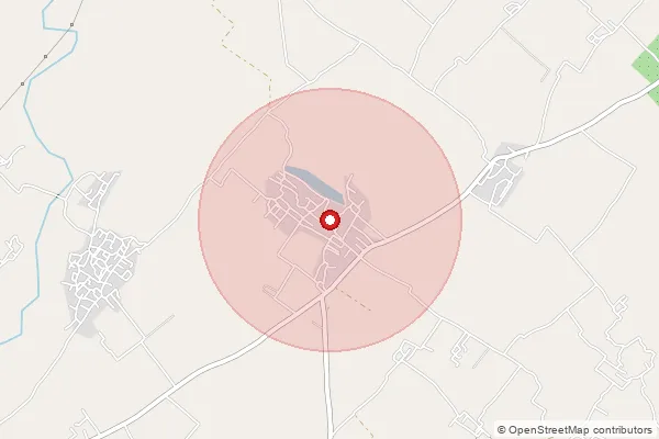 Map showing approximate area covered by Pincode 209725 — Chhipatti So, Kannauj