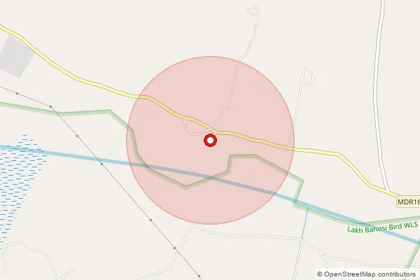 Map showing approximate area covered by Pincode 209731 — Salempur Bo, Kannauj