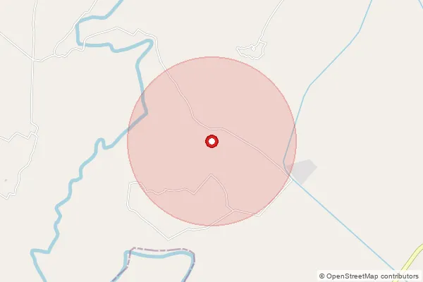 Map showing approximate area covered by Pincode 209747 — Sakrawa So, Kannauj