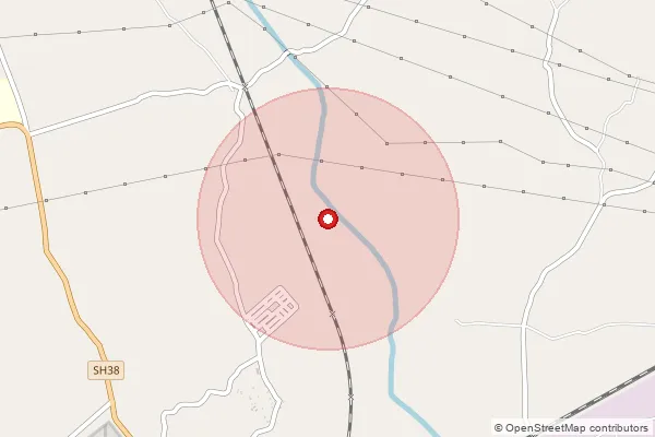 Map showing approximate area covered by Pincode 209801 — Unnao Ho, Unnao