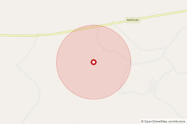 Map showing approximate area covered by Pincode 209841 — Hasanganj So, Unnao