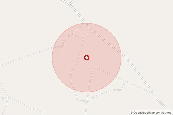 Map showing approximate area covered by Pincode 209881 — Samadpur Hardas Bo, Unnao