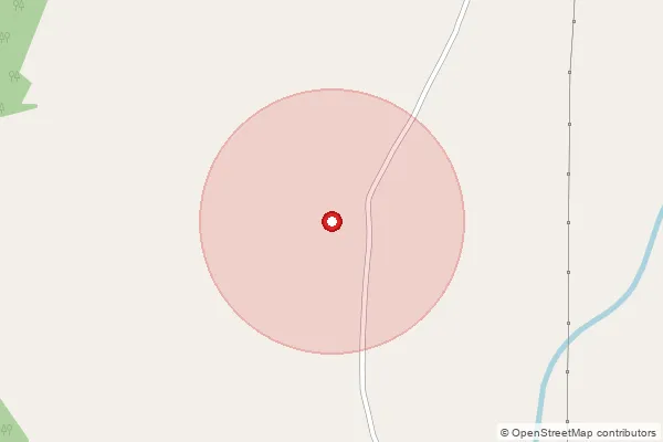 Map showing approximate area covered by Pincode 210428 — Majhagawan So, Hamirpur