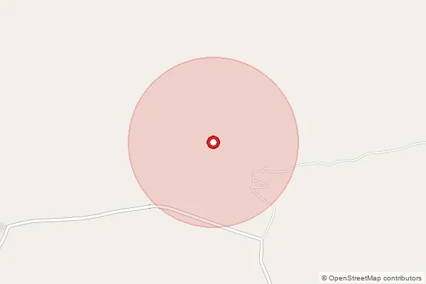 Map showing approximate area covered by Pincode 210504 — Chhirka Bo, Mahoba