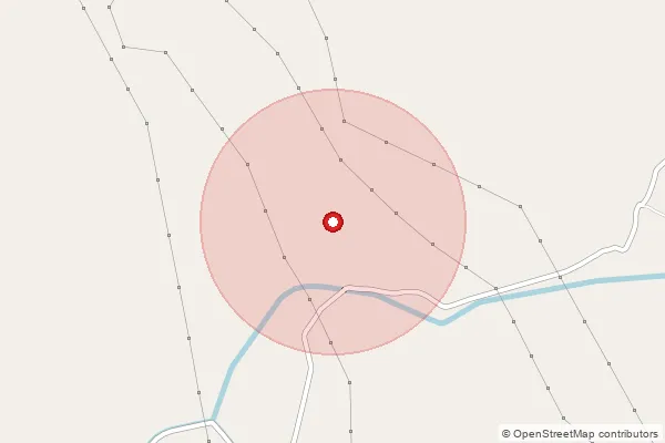 Map showing approximate area covered by Pincode 212108 — Lakhnauti Bo, Prayagraj