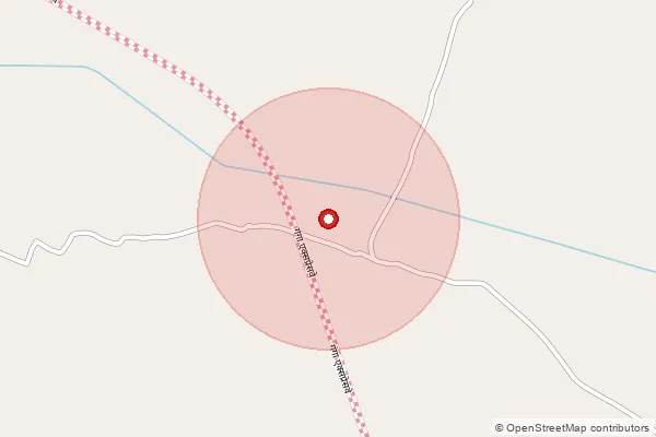 Map showing approximate area covered by Pincode 212503 — Barai Harakh Bo, Prayagraj