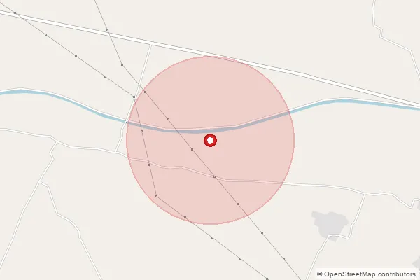 Map showing approximate area covered by Pincode 212620 — Ainjhi Bo, Fatehpur