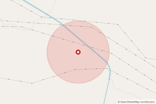 Map showing approximate area covered by Pincode 212652 — Kaseruwa Bo, Fatehpur