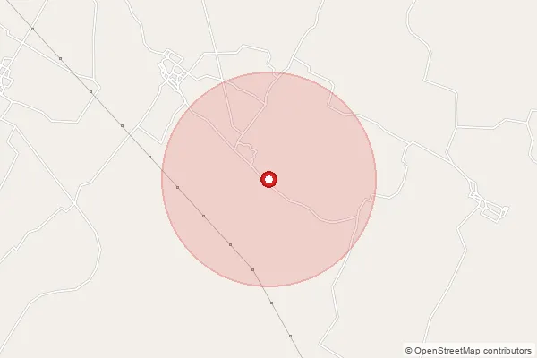 Map showing approximate area covered by Pincode 222127 — Kanhabanshipur Bo, Jaunpur