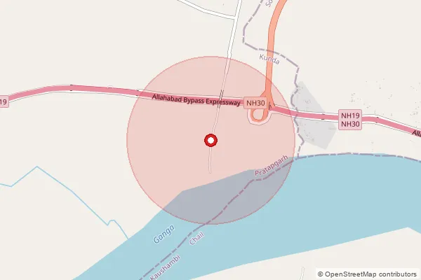 Map showing approximate area covered by Pincode 222141 — Saraiharakhu So, Jaunpur