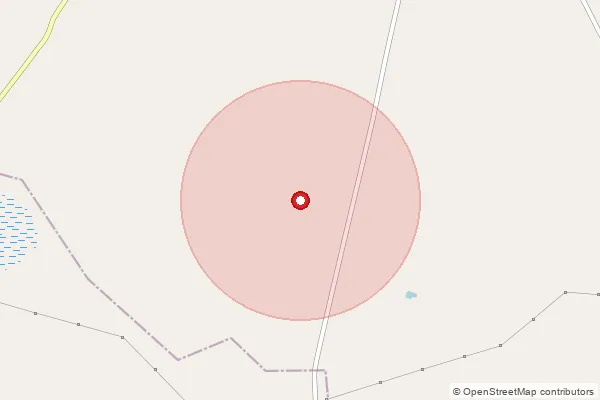 Map showing approximate area covered by Pincode 222161 — Belgahan Bo, Jaunpur