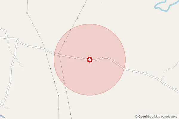 Map showing approximate area covered by Pincode 222205 — Sultanpur So, Jaunpur