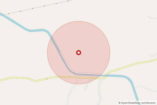 Map showing approximate area covered by Pincode 223226 — Chhittepur Bo, Azamgarh