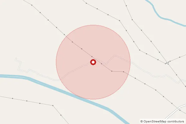 Map showing approximate area covered by Pincode 224117 — Manjanpur Bo, Ayodhya