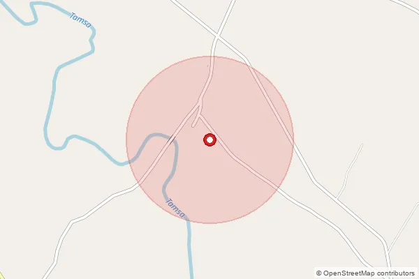 Map showing approximate area covered by Pincode 224125 — Mundehra Bo, Ambedkar Nagar