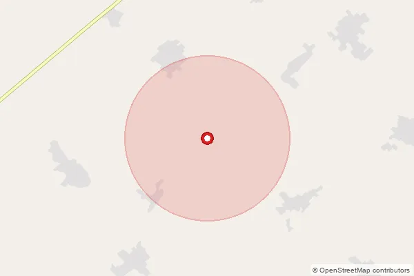 Map showing approximate area covered by Pincode 224145 — Bharsari Bo, Ambedkar Nagar