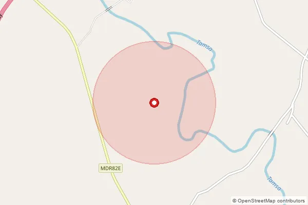 Map showing approximate area covered by Pincode 224149 — Arai Bo, Ambedkar Nagar