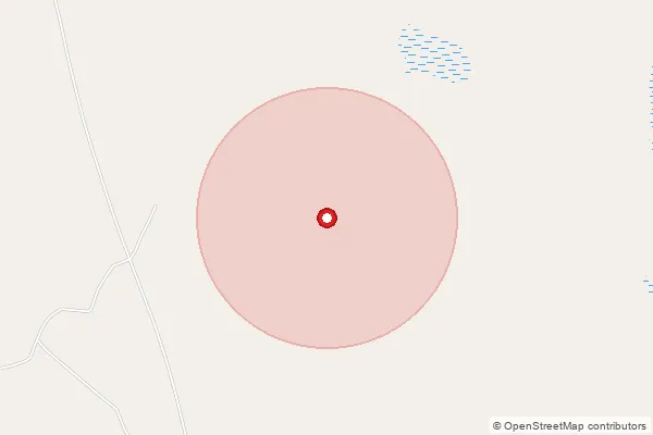 Map showing approximate area covered by Pincode 224153 — Palpur Bo, Ayodhya