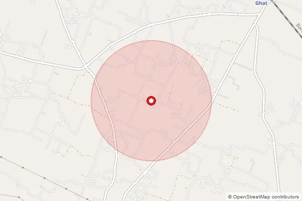 Map showing approximate area covered by Pincode 224171 — Deogarh Bo, Ayodhya