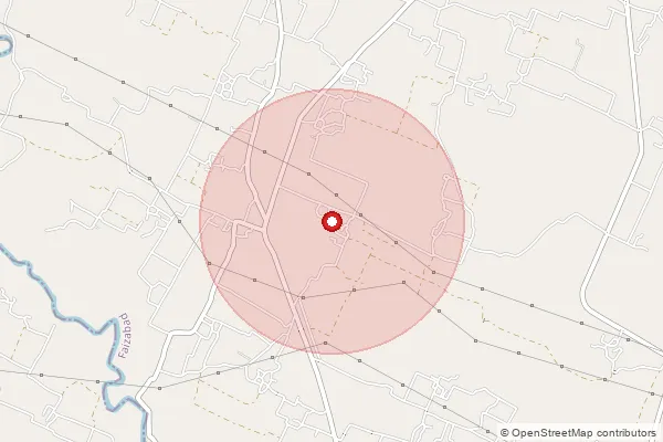 Map showing approximate area covered by Pincode 224172 — Anjana Bo, Firozabad