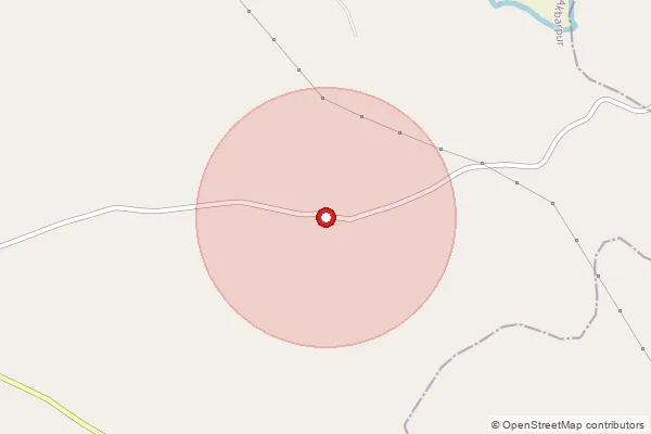 Map showing approximate area covered by Pincode 224186 — Larpur Bo, Ambedkar Nagar