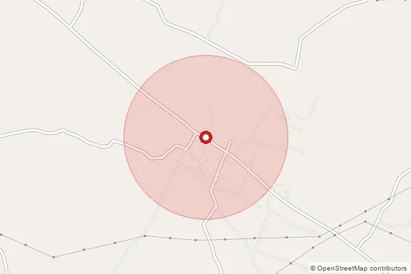 Map showing approximate area covered by Pincode 224203 — Beni Gaddopur Bo, Ayodhya