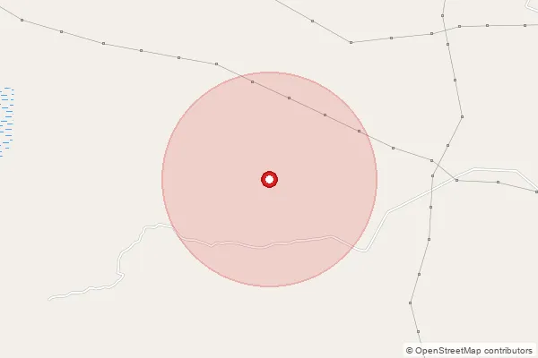 Map showing approximate area covered by Pincode 224228 — Kahuwa Bo, Ayodhya