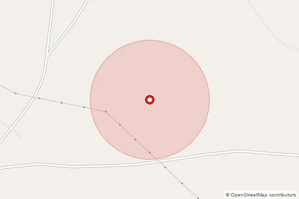 Map showing approximate area covered by Pincode 225003 — Madhopur Bo, Barabanki