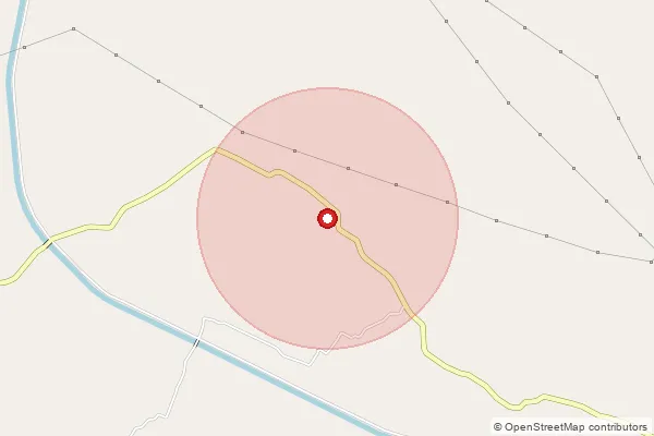 Map showing approximate area covered by Pincode 225126 — Jaurass Bo, Barabanki