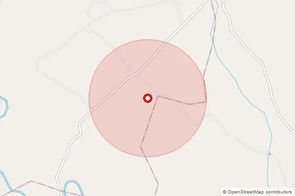 Map showing approximate area covered by Pincode 225304 — Kandarwal Bo, Barabanki