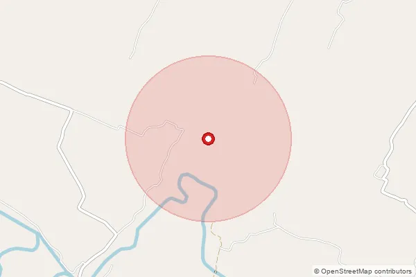 Map showing approximate area covered by Pincode 225306 — Khinjhana Bo, Barabanki