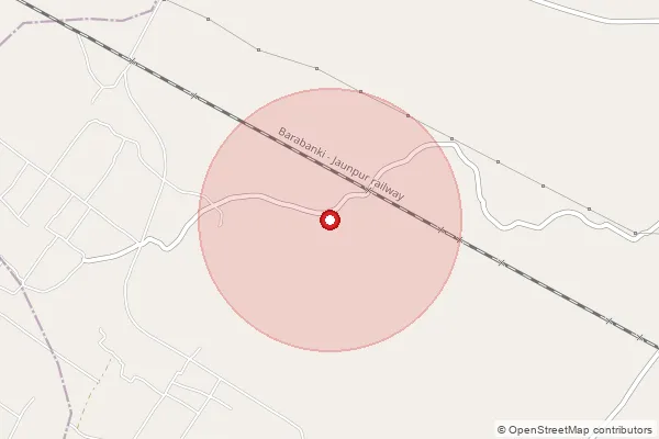 Map showing approximate area covered by Pincode 225404 — Neoli Danapur Bo, Barabanki