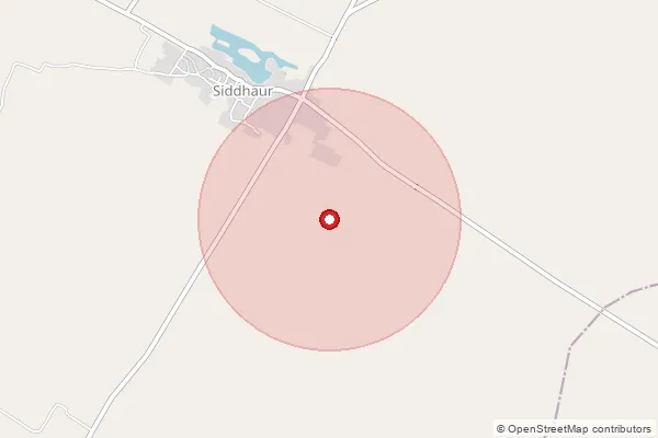 Map showing approximate area covered by Pincode 225413 — Uchita Bo, Barabanki