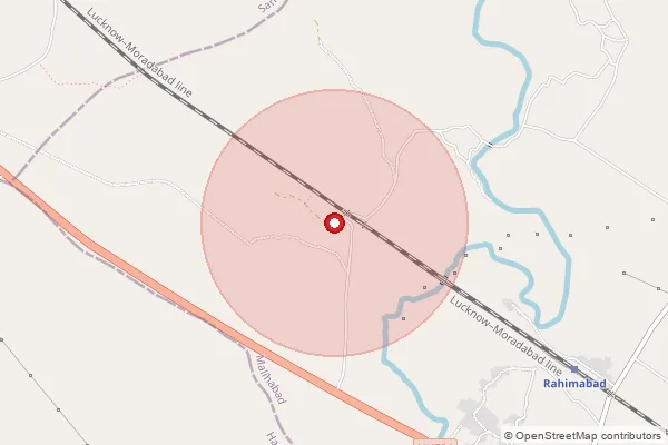 Map showing approximate area covered by Pincode 226103 — Daulatpur Bo, Lucknow