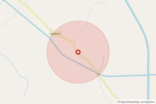 Map showing approximate area covered by Pincode 226303 — Adampur Janubi Bo, Lucknow