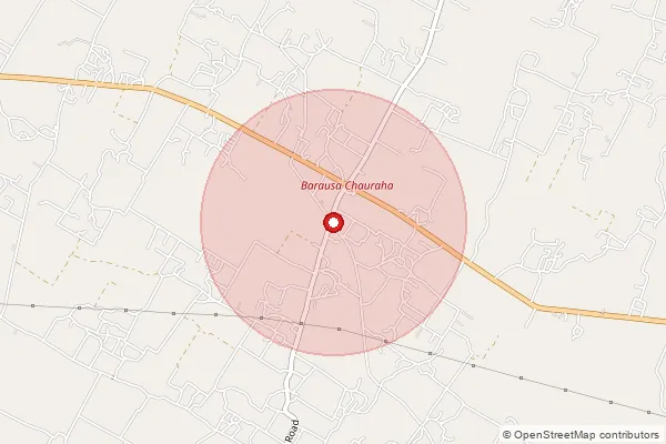 Map showing approximate area covered by Pincode 228132 — Ahda Bo, Sultanpur