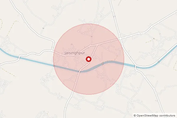 Map showing approximate area covered by Pincode 228141 — Purushottampur Bo, Sultanpur