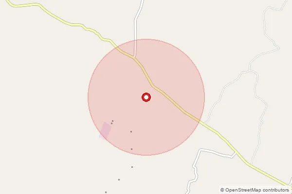 Map showing approximate area covered by Pincode 229302 — Pure Wade Singh Bo, Amethi