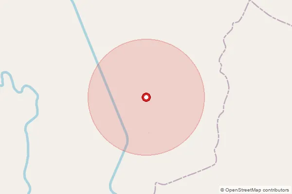 Map showing approximate area covered by Pincode 229305 — Barkhurdarpur Bo, Rae Bareli