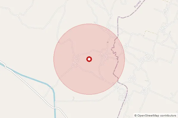 Map showing approximate area covered by Pincode 229401 — Itaurabujurg So, Rae Bareli