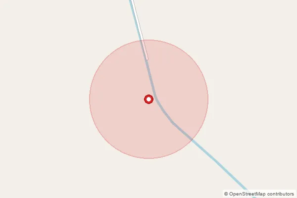 Map showing approximate area covered by Pincode 229801 — Banbharia Bo, Amethi