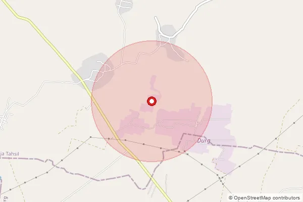 Map showing approximate area covered by Pincode 230002 — Dherehana Bo, Pratapgarh