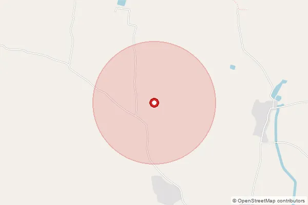 Map showing approximate area covered by Pincode 230131 — Rajgarh Bo, Pratapgarh