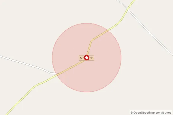 Map showing approximate area covered by Pincode 230138 — Manapur Bo, Pratapgarh